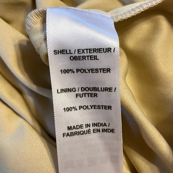 Sold Aidan Mattox Gold Silver Fringe Sequin Dress - Picture 7 of 8